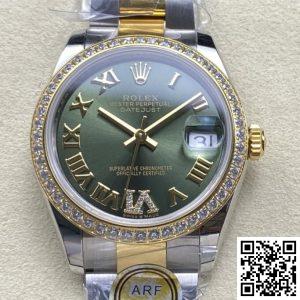 Replica Rolex Datejust m278383rbr-0015 1:1 Best Edition AR Factory Green Dial
