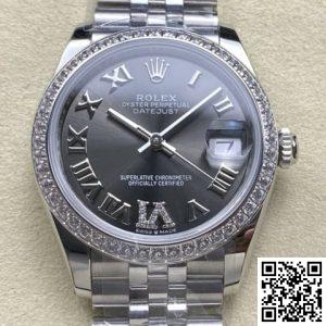 Replica Rolex Datejust m278384rbr-0032 1:1 Best Edition AR Factory Grey Dial