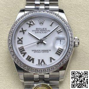 Replica Rolex Datejust m278384rbr-0014 1:1 Best Edition AR Factory Diamond Bezel