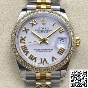Replica Rolex Datejust m278383rbr-0002 1:1 Best Edition AR Factory White Dial