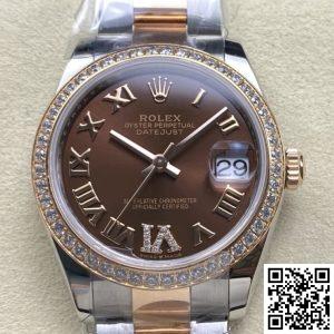 Replica Rolex Datejust m278381rbr-0005 1:1 Best Edition AR Factory Oystersteel Bracelet