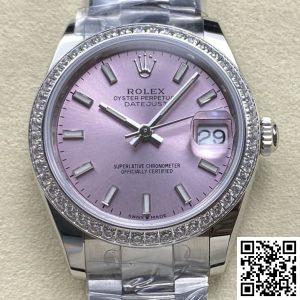 Replica Rolex Datejust m278384rbr-0017 1:1 Best Edition AR Factory White Gold