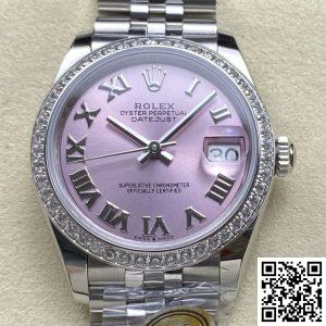 Replica Rolex Datejust m278384rbr-0028 1:1 Best Edition AR Factory Pink Dial