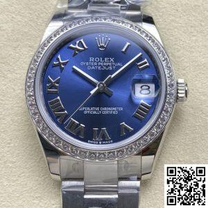 Replica Rolex Datejust m278384rbr-0038 1:1 Best Edition AR Factory Diamond Bezel